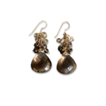 Floral Crystal Drop Earrings